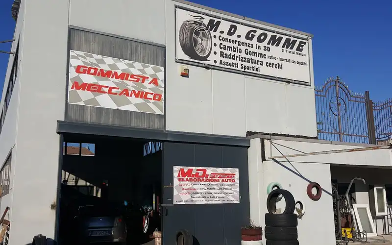 Foto dell'officina M. D. Gomme